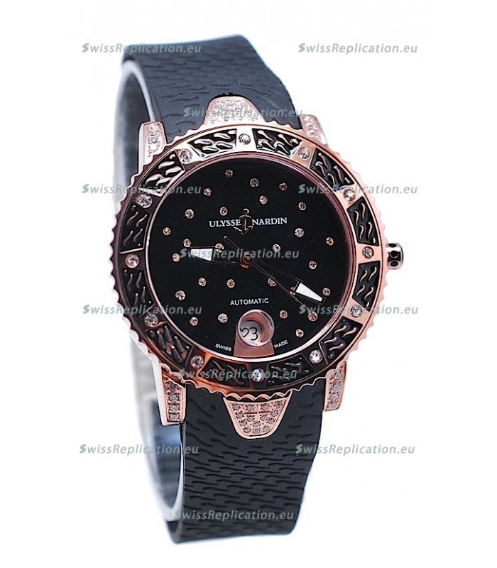 Ulysse Nardin Diver Starry Night Pink Gold Watch