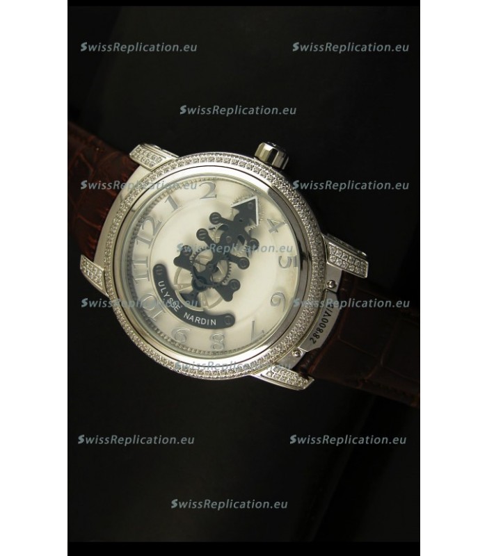 Ulysse Nardin Dual Escapement Japanese Watch in White Dial
