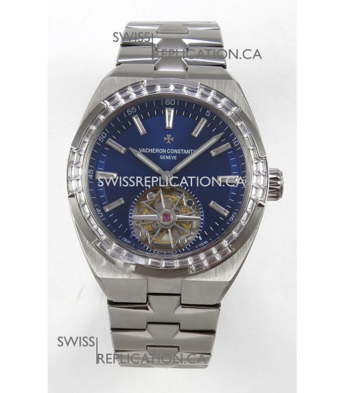 Vacheron Constantin Overseas Tourbillon Stainless Steel Super Clone Watch 