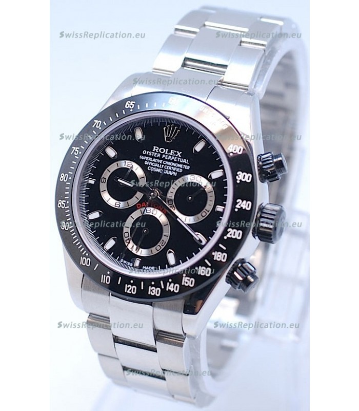 Rolex Project X Daytona Limited Edition Series II Cosmograph MonoBloc Cerachrom Swiss Watch in Black Face