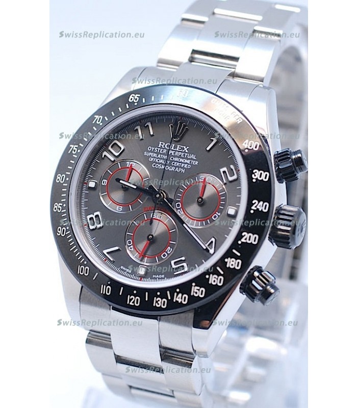 Rolex Project X Daytona Limited Edition Series II Cosmograph MonoBloc Cerachrom Swiss Watch in Grey Dial