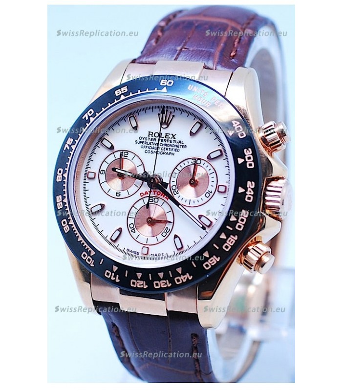 Rolex Daytona Chronograph MonoBloc Cerachrom Bezel Swiss Replica Watch