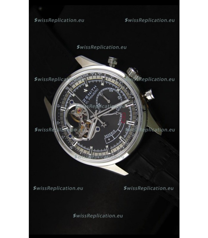 Zenith El Primero Chronomaster Handwind Power Reserve 42MM Replica Watch Grey Dial