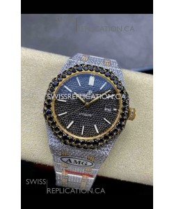 Royal Oak 15400 Iced Out Super Clone Edition 1 Super Clone Watch 