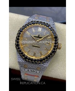 Royal Oak 15400 Iced Out Super Clone Edition 2 Super Clone Watch 