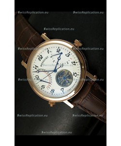 Breguet Retrograde Day/Date Japanese Automatic Watch with Tourbillon