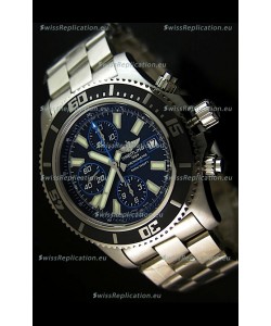 Breitling SuperOcean Abyss Swiss Chronograph Replica Watch - 1:1 Mirror Replica - 44MM Blue Markers