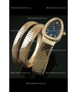 Bvlgari Serpenti Ladies Watch in Japanese Quartz Movement - Diamonds Bezel