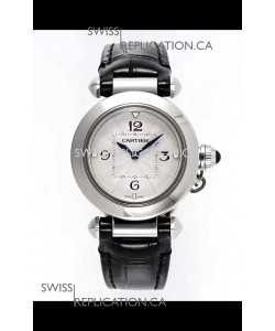 Pasha De Cartier Steel Casing Watch 30MM Super Clone Watch 