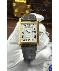 Cartier Tank Louis Automatic 27mm in Yellow Gold Super Clone Watch 