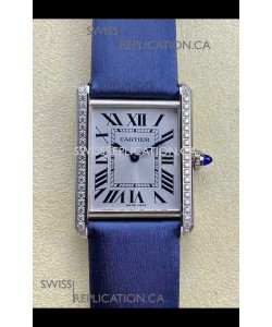 Cartier Tank Louis 25MM Swiss Quartz Movement Blue Strap 