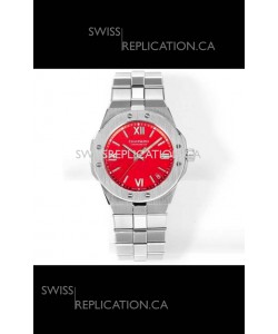 Chopard Alpine Eagle Stainless Steel Red Dial Super Clone Replica Watch