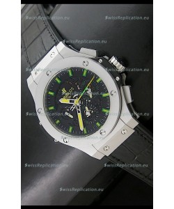 Hublot Big Bang Niemeyer Sandblasted Case Swiss Watch in Steel