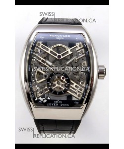 Franck Muller V45 Tourbillon Skeleton Steel Super Clone Watch 