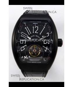 Franck Muller V45 Tourbillon Black DLC Super Clone Watch 