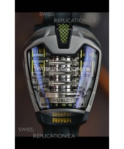 Hublot MP-05 La Ferrari Titanium Casing Hyper Clone Watch 