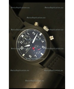 IWC Pilot Top Gun Chronograph Swiss Watch - 1:1 Mirror Replica Edition