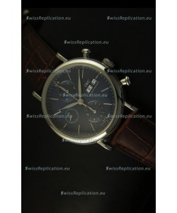 IWC Portofino Chronograph Swiss Watch in Steel Case Grey Dial
