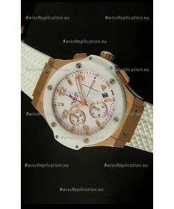 Hublot Big Bang Pink Gold Casing Swiss Watch 44MM - 1:1 Mirror Replica 