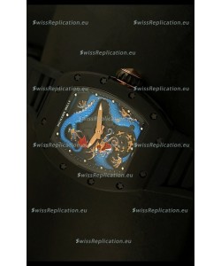 Richard Mille RM057 Tourbillon Jackie Chan Swiss Replica Watch in PVD Case