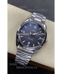 Omega Seamaster Railmaster Grey Dial Super Clone Watch 