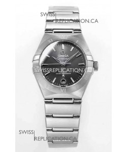 Omega Constellation 29MM Stainless Steel Grey Dial Automatic Super Clone Watch 