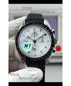 Omega Speedmaster Moonwatch Chronograph White Dial Super Clone Watch 