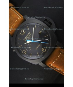 Panerai Luminor PAM00580 1950 3 Days Chrono Flyback Ceramica Watch P.9100 Movement