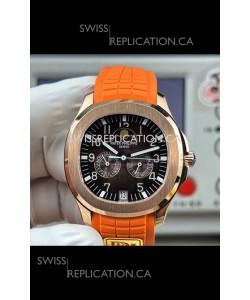 Patek Philippe Aquanaut 5261 Rose Gold Brown Dial Swiss Replica Watch