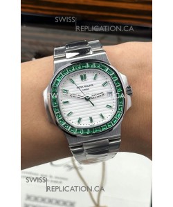 Patek Philippe Nautilus 5723 White Dial Green Rubies Super Clone Watch 