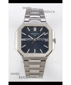 Patek Philippe Cubitus 7128 904L Steel Casing Black Dial Swiss Replica Watch