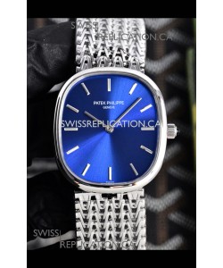 Patek Philippe Golden Ellipse 5738 Blue Dial Super Clone Watch 
