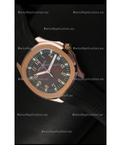Patek Philippe Aquanaut Rose Gold in Brown Dial Watch - 1:1 Mirror Replica
