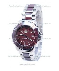 Tag Heuer Formula 1 Quartz Brown Ceramic Bezel Steel Watch