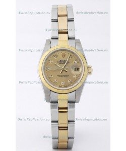 Rolex DateJust Two Tone Lady's Replica Watch