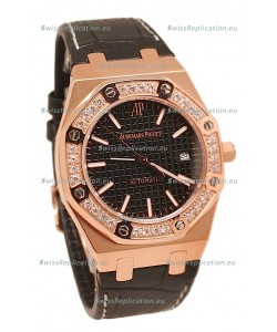 Audemars Piguet Royal Oak 18K Pink Gold Swiss Watch