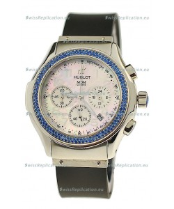 Hublot MDM Chronograph Swiss Replica Watch in Steel Case