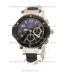 Hublot Big Bang Swiss Replica Watch in Steel/Rubber Strap