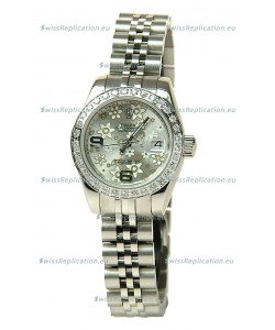 Rolex Floral Motif Datejust Ladies Replica Watch