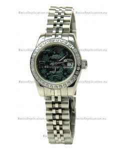 Rolex Floral Motif Datejust Ladies Replica Watch