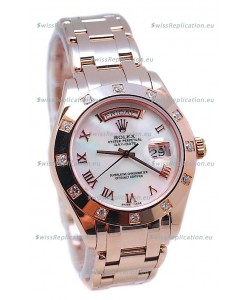 Rolex Day Date White Mother of Pearl Japanese Replica Watch