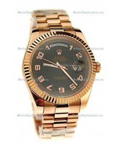 Rolex Day Date Pink Gold Swiss Replica Watch