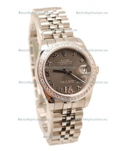 Rolex Oyster Perpetual Datejust Diamonds VI Japanese Replica Watch -36MM
