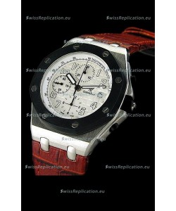 Audemars Piguet Royal Oak Watch in Rubber Bezel - Secs hand 9 O Clock