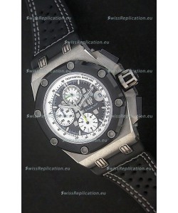 Audemars Piguet Royal Oak Offshore Rubens Barrichello Titanium Swiss Watch - Secs hand 12 O Clock