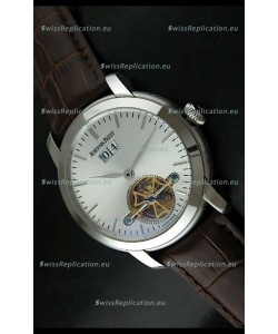 Audemars Piguet Jules Tourbillon Japanese Replica Watch in Silver Dial