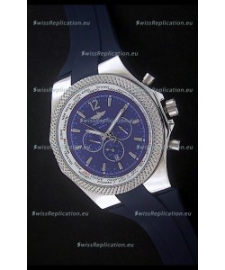 Breitling Bentley Chronograph Japanese Replica Watch in Blue Dial