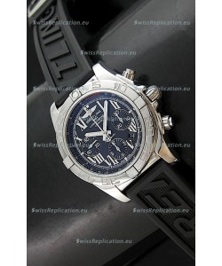 Breitling Chronomat Swiss Replica Watch in Rubber Strap