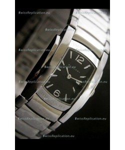 Bvlgari Assioma Japanese Replica Quartz Watch in Black Dial