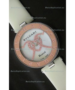 Bvlgari B.zerol Japanese Replica Quartz Watch in White Dial